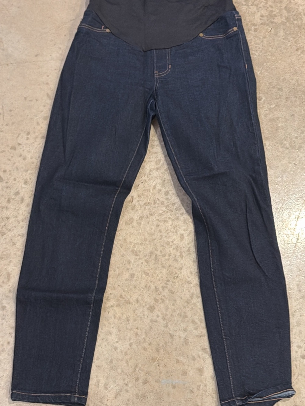 Maternity Women’s Dark Blue Stretch Jeans - Classic Slim Fit